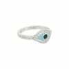 Judith Ripka Lucky Silver 0.35 Ct. Tw. Gemstone Ring Women