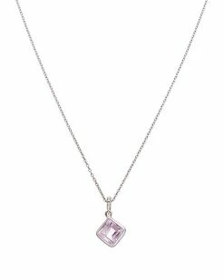 Judith Ripka Water Colors Silver Amethyst Necklace Women