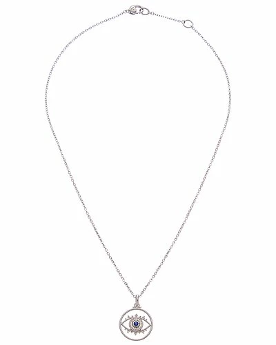 Judith Ripka La Petite Silver 0.14 Ct. Tw. Gemstone Pendant Necklace Women - Image 2