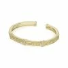 Judith Ripka 14K 0.58 Ct. Tw. Diamond Cuff Bracelet Women