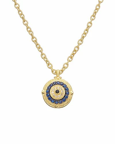 Judith Ripka Lucky 14K Over Silver Gemstone Y Necklace Women