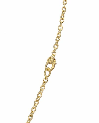 Judith Ripka Lucky 14K Over Silver Gemstone Y Necklace Women - Image 3