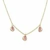 Judith Ripka Water Colors 14K Over Silver CZ Necklace Women