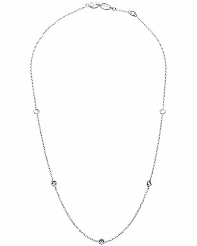 Judith Ripka Water Colors Silver Amethyst Necklace Women - Image 2