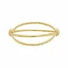 Judith Ripka Aura Silver Curb Link Cuff Bracelet Women