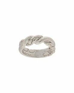 Judith Ripka Aura Silver Wrapped Ring Women
