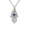 Judith Ripka La Petite Silver 0.12 Ct. Tw. Gemstone Pendant Necklace Women