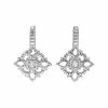 Judith Ripka La Petite Silver White Topaz Earrings Women