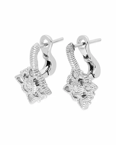 Judith Ripka La Petite Silver White Topaz Earrings Women - Image 2