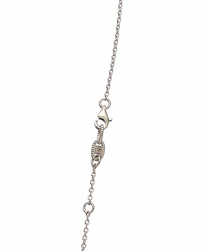Judith Ripka Little Jewels Silver White Topaz Star Of David Charm Necklace Women - Image 3